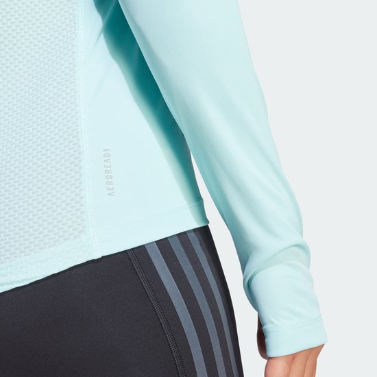adidas Performance Own the Run Longsleeve - Dames - Turquoise- XS