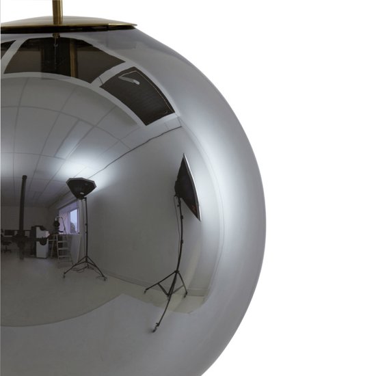 Light & Living Hanglamp Medina - Smoke Glas - Ø48cm - Modern - Hanglampen Eetkamer, Slaapkamer, Woonkamer