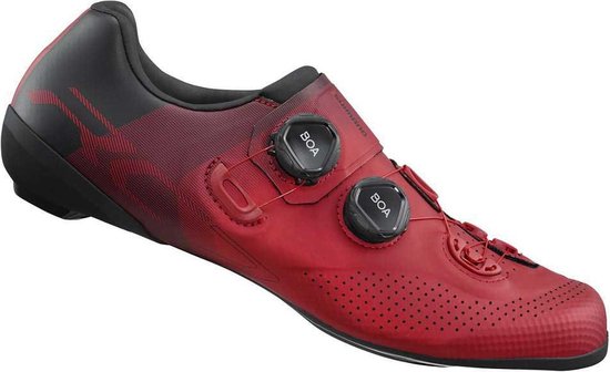 Chaussures pour femmes de vélo de route Shimano Rc702 rouge EU 45 homme