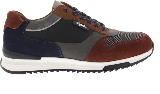 Heren Sneakers Australian Cayenne Black Grey Combi Multi - Maat 43