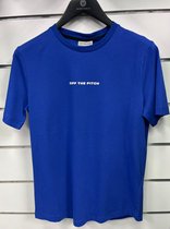 Off The Pitch Slim Fit Tee - Heren - Cobalt, S