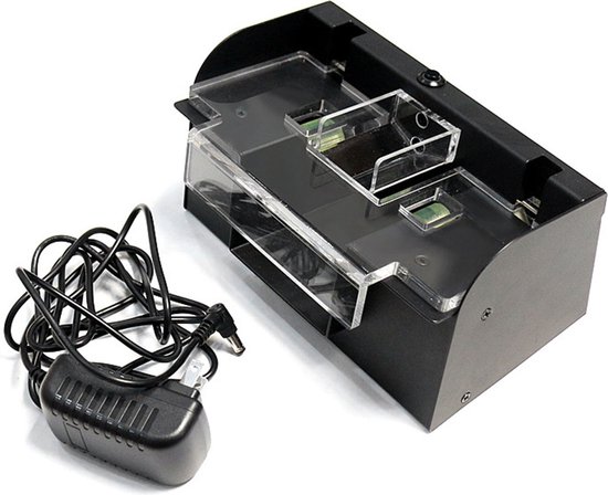 Happyment Elektrische Kaartenschudmachine ‚Kaartschud Machine ‚Kaarten Shuffler ‚Kaartenschudder ‚Poker ‚Blackjack ‚Voor 1-2 Decks van Happyment — afbeelding 5