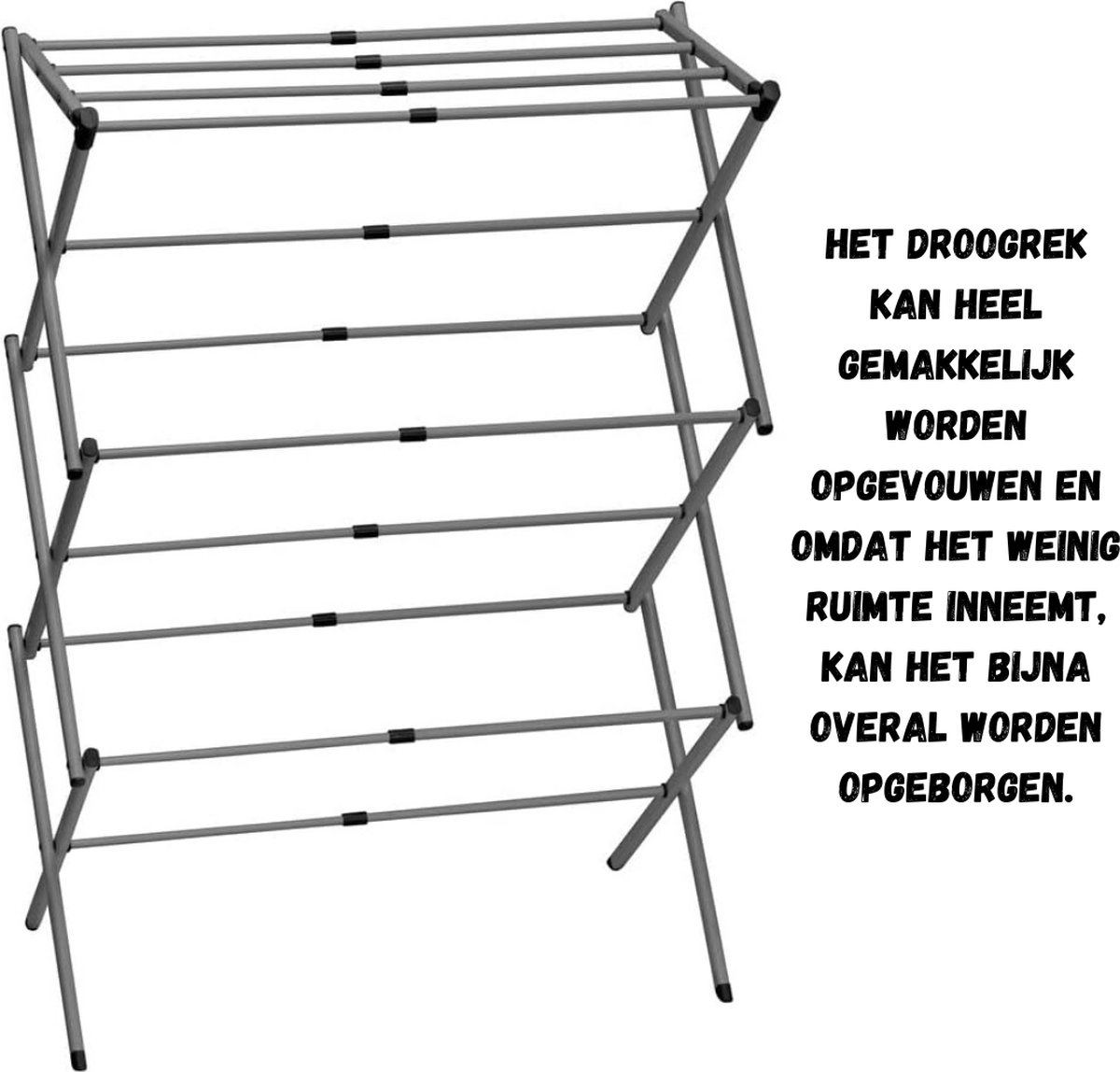 Goedkoopste Droogrek - Kledingdroger - Inklapbaar Droogrek - Inklapbaar Wasrek