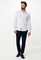 PAUL Basic Lange Mouwen Jersey Shirt Mannen - Wit - Maat XL