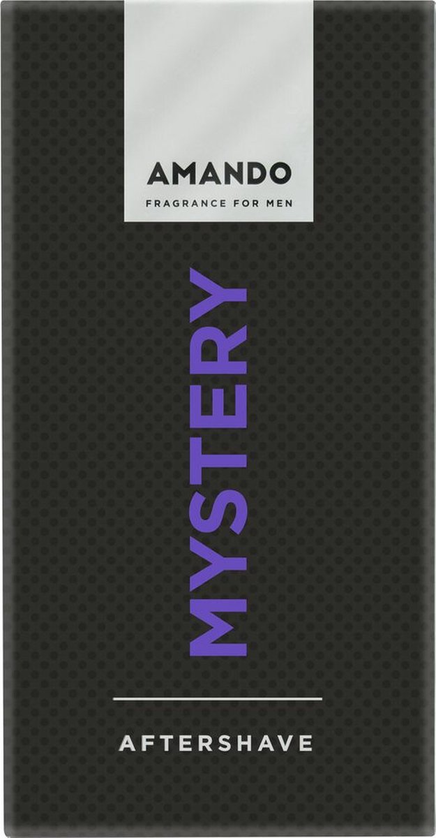 3x Amando Mystery Aftershave 50 ml