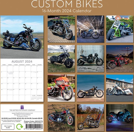 Custom Bikes Kalender 2024 bol