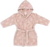 Jollein x Nijntje Badjas Terry Cloth 3-4 ans Miffy Jacquard - Rose Sauvage