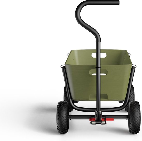 Product: Jipfish Wagon - Opvouwbare houten bolderkar - Sturdy Green, van het merk Jipfish