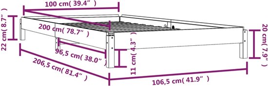 vidaXL-Bed-stapelbaar-100x200-cm-massief-grenenhout-grijs