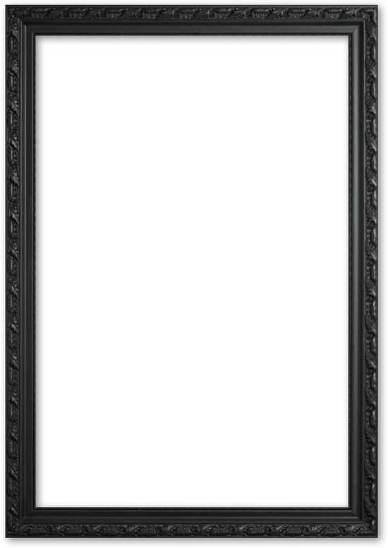 Barok Lijst 60x60 cm Zwart - Abigail