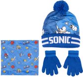 Sonic the Hedgehog Winter Set Chapeau Gants