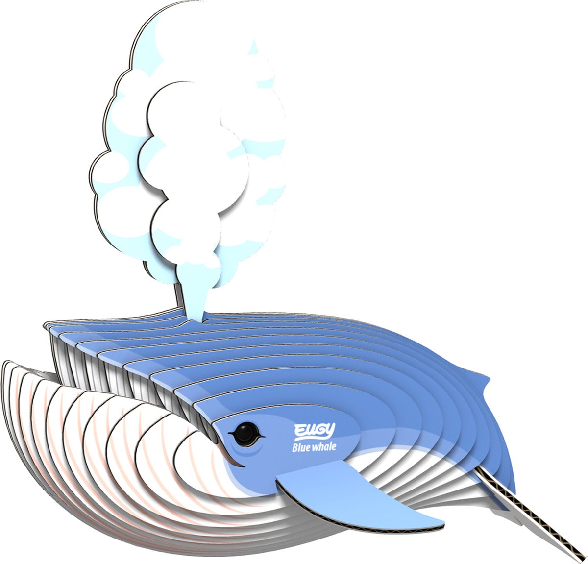 Eugy 3d puzzel - blauwe vinvis - zeedieren - duurzaam - verzamel ze allemaal - 6 jaar afbeelding
