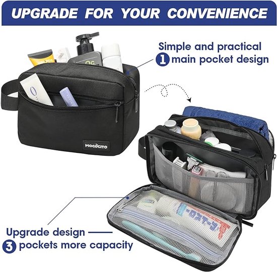 TLULY Cosmetische Tas Vrouwen Mannen Toilet Opbergtas Cosmetische Make Up Tas Case Voor Reisorganisator (Color : NavyBlue