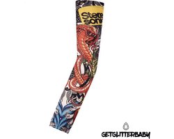 GetGlitterBaby® - Tattoo Sleeve / Tijdelijke Tattoos Arm / Nep Tatoeage Mouw / Fake Temporary Neppe Tatoe Kous Tattoo
