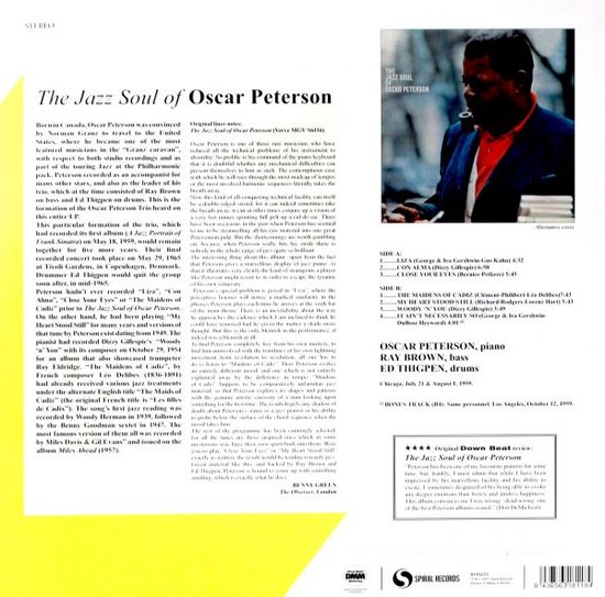 Oscar Peterson: The Jazz Soul Of Oscar Peterson [Winyl]