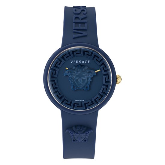 Versace Medusa Pop VE6G00623 Horloge - Siliconen - Blauw - Ø 39 mm