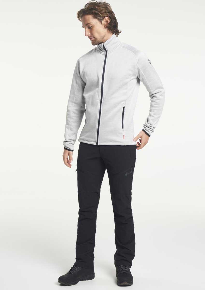 Tenson TXlite Midlayer Zip Heren 465017401 - Lichtgrijs - M