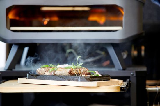 Cozze 17 inch gas pizza oven - Ø 42 cm - met thermometer en pizzasteen -verloop niet meegeleverd van Merkloos — afbeelding 4