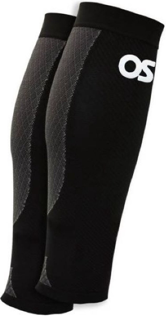 OS1st CS6 kuitbandage maat L – zwart – achillespeesontsteking – shin splints – kramp in benen – pijnlijke benen – kuitblessures - spierondersteuning – orthopedische ondersteuning – compressie van medische kwaliteit – stimuleert de bloedcirculatie