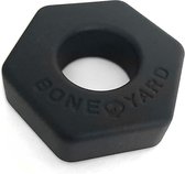 Boneyard Bust A Nut - Cockring - Ballstretcher - Siliconen - Zwart - Rekbaar