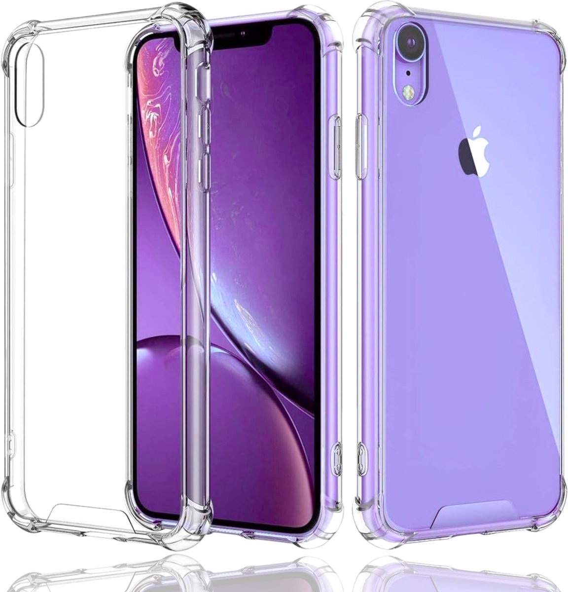 iPhone XR Shockproof Hoesje - Ultieme Bescherming iPhone XR Case - Luxe Transparante iPhone XR Backcover