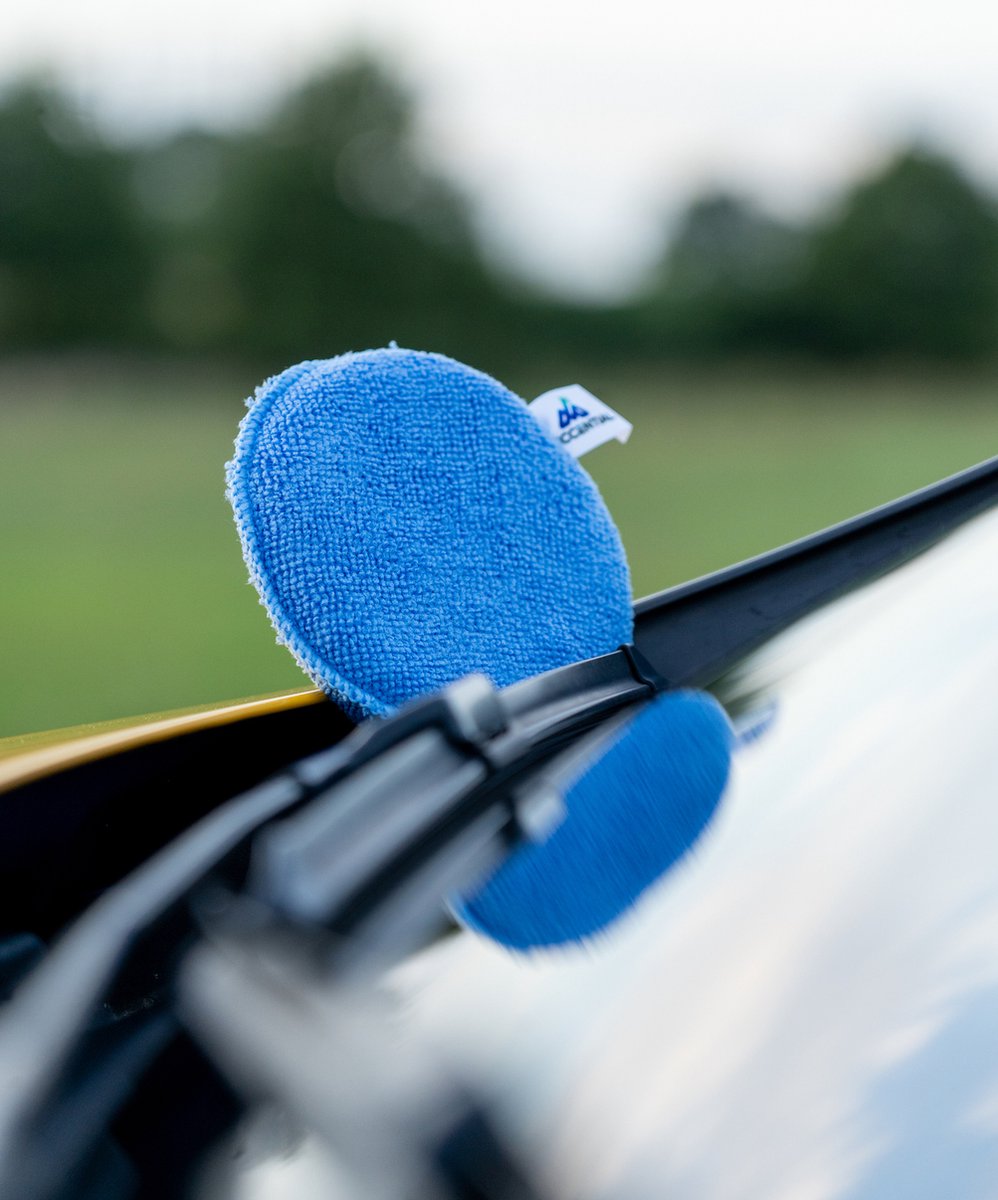 4x Meccential Soft Application Pads - Applicator Pads - auto waxen - car detailing - detailing - car polishing - shine - auto wassen - car cleaning tool - motor wassen - auto assessoires