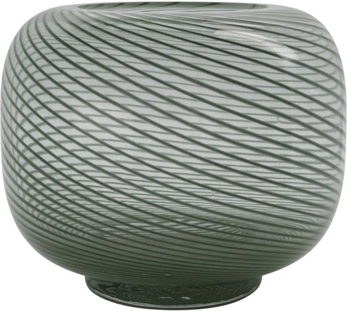 Vaas Swirl groen 23cm