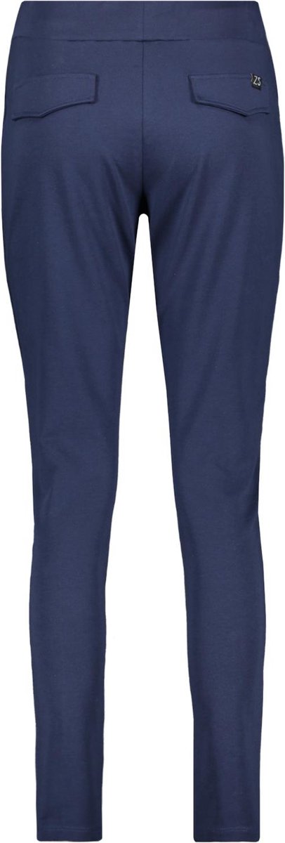 Zoso Broek Hope Sporty Pant Techzipper 234 0008 Navy Dames