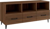 vidaXL-Tv-meubel-102x35x50-cm-bewerkt-hout-bruin-eikenkleur