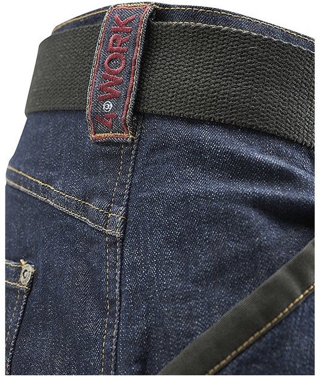 4WORK - Nerja stretch werkjeans blauw L34