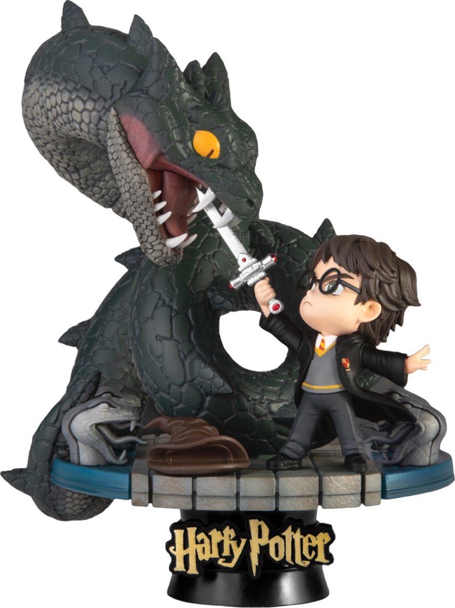 Beast Kingdom - Warner Bros - Diorama-123 - Harry Potter - Harry vs. the Basilisk - 16cm