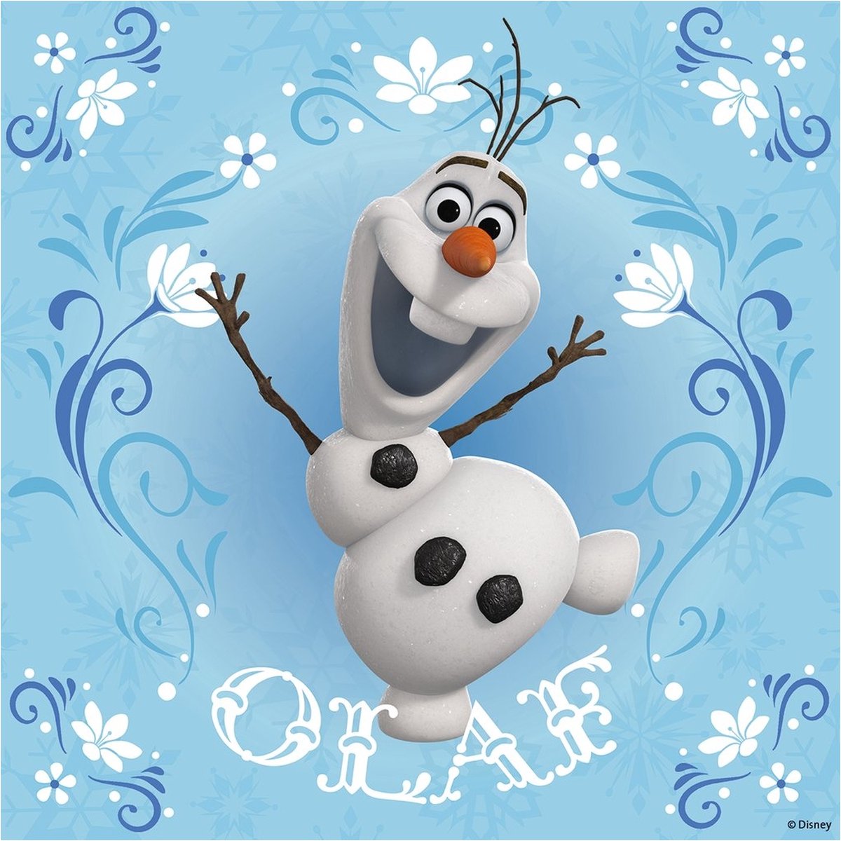 Ravensburger puzzel Disney Frozen Elsa, Anna & Olaf - 3x49 stukjes - kinderpuzzel — afbeelding 4