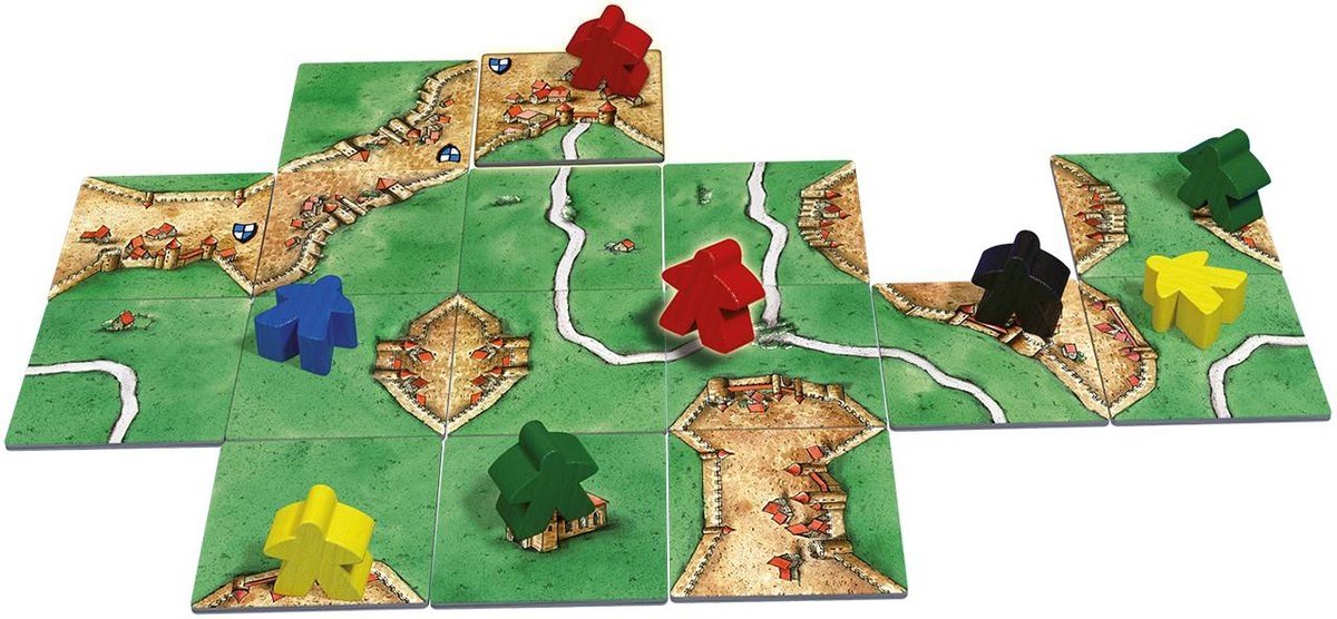 999 Games - Carcassonne - Basisspel - Bordspel - Strategiespel - Gezelschapsspel - Familiespel - NL - EN — afbeelding 4