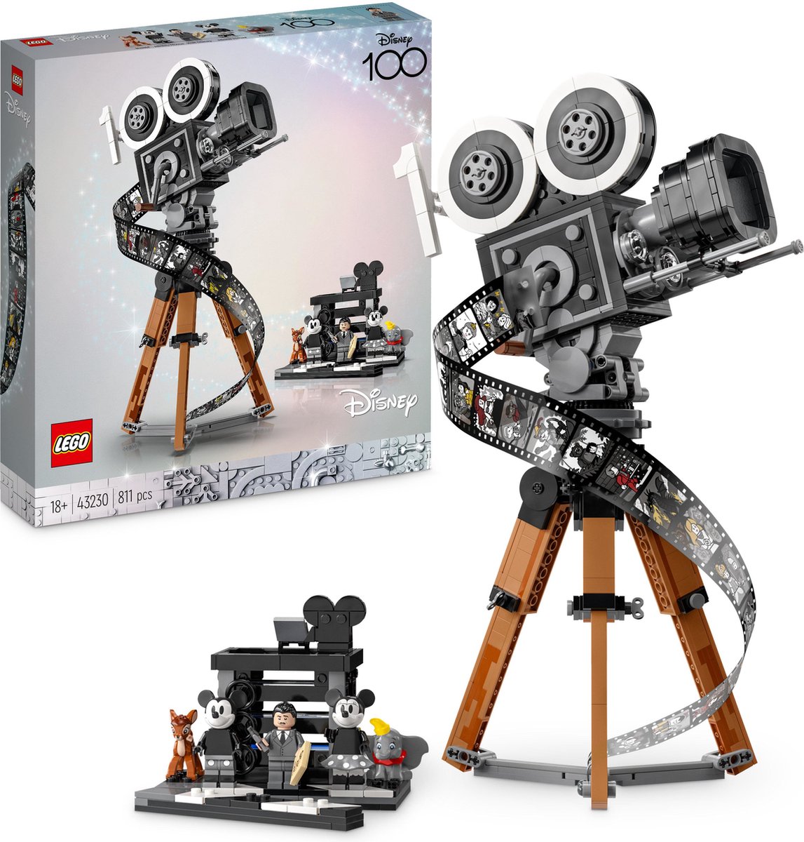 LEGO Disney Walt Disney eerbetoon – camera 100ste Verjaardag Set voor Volwassenen - 43230 — afbeelding 7