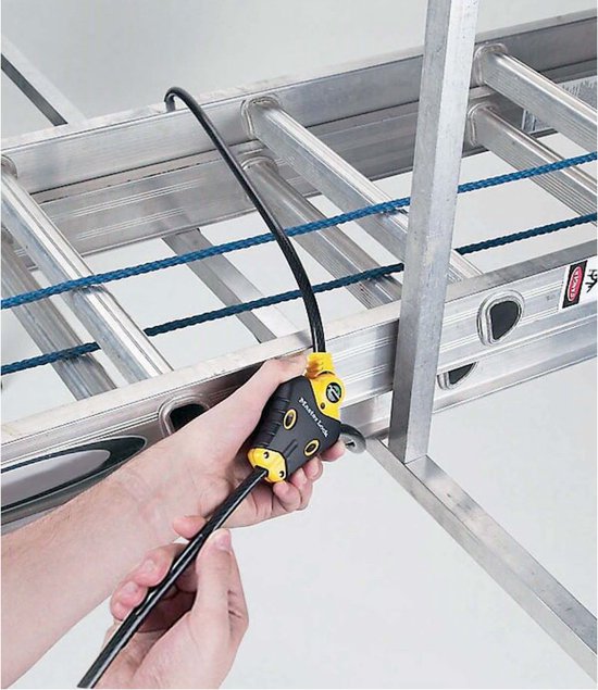 Masterlock Python - Kabelslot - 180cm x 10mm - 4 sleutels - Zwart van MasterLock — afbeelding 3