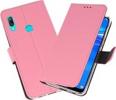 Bestcases Pasjeshouder Telefoonhoesje Huawei Y7 - Y7 Prime (2019) - Roze