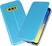 Bestcases Hoesje Slim Folio Telefoonhoesje Samsung Galaxy S10e - Blauw