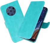 Hoesje Geschikt voor Nokia 9 PureView - Book Case Telefoonhoesje - Kaarthouder Portemonnee Hoesje - Wallet Cases - Groen