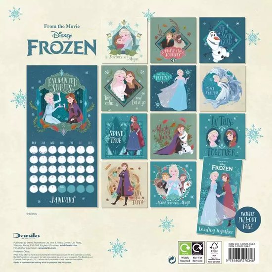 Disney Frozen Kalender 2024
