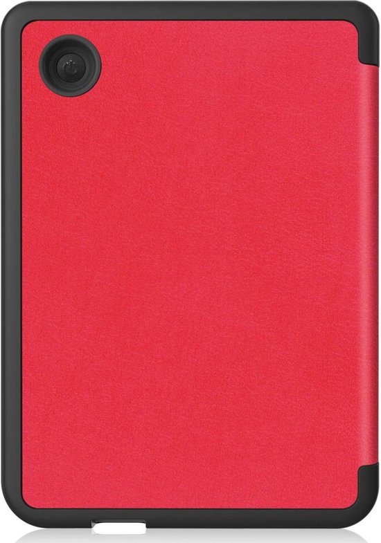 E-Reader Hoes Geschikt voor Kobo Clara 2E - Book Case met Sleep/Wake Functie - Kunstlederen Beschermhoes - Rood van CaseGoods — afbeelding 2