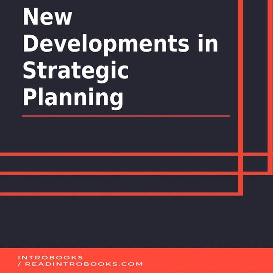 New Developments in Strategic Planning - cover