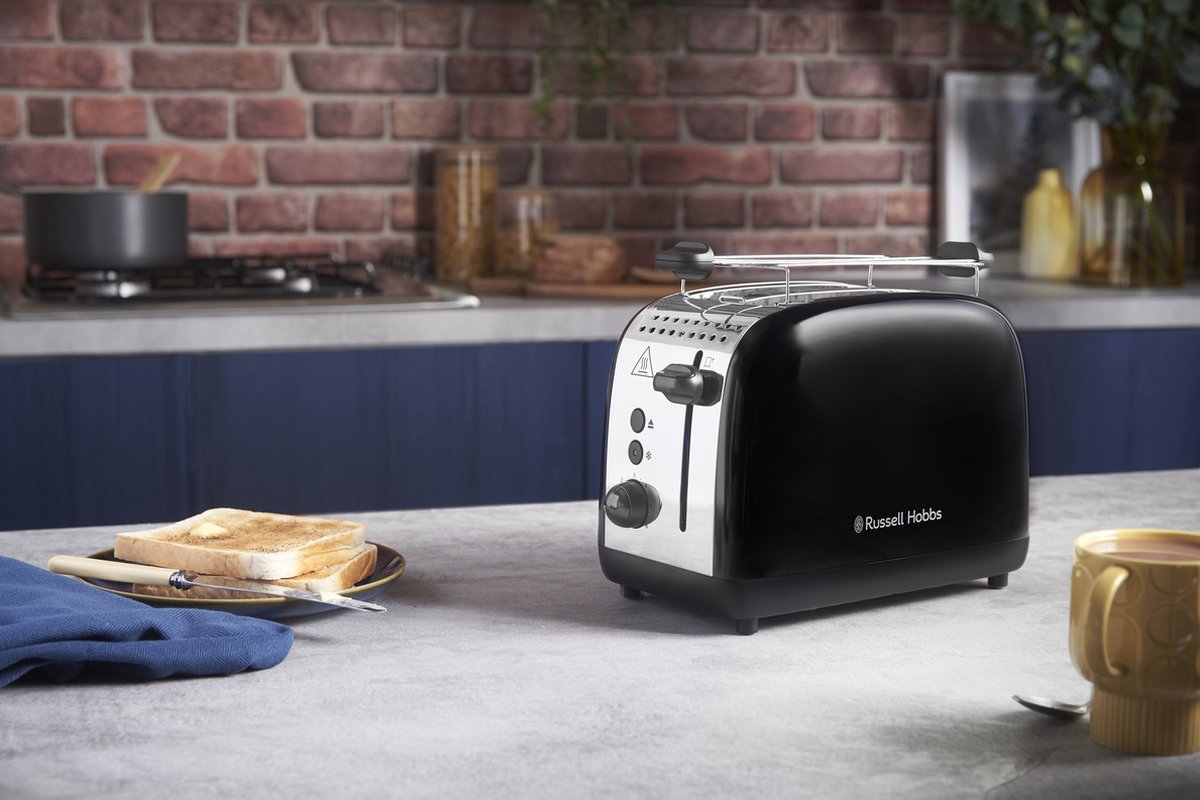 Russell Hobbs Colours Plus Broodrooster - Zwart - 26550-56