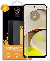 3-Pack Motorola Moto G14 Screenprotectors - MobyDefend Case-Friendly Screensaver - Gehard Glas - Glasplaatjes Geschikt Voor Motorola Moto G14