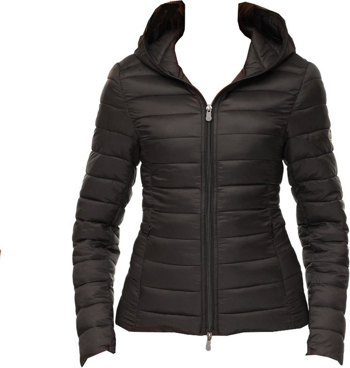 Tommy Hilfiger Puffer jas met kraag van imitatiebont • Donkerblauw • de