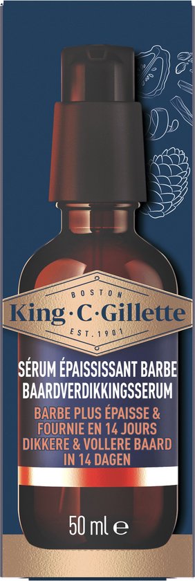 King C. Gillette Baardverdikkingsserum - Met Vitamine B-Complex - 50ml
