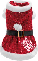 Plenty Gifts Kerst Jurk - Hondenjurk - Santa's Favorite Dog - S