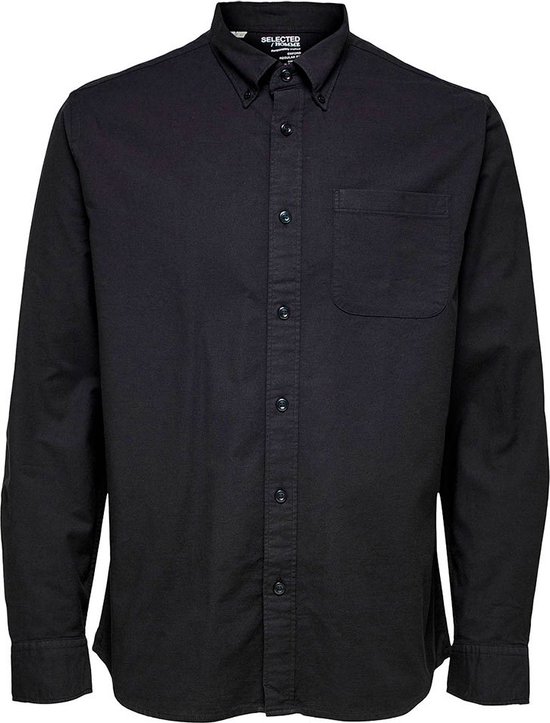 Selected Egrick-ox Flex Lange Mouwen Overhemd Zwart L Man