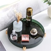 Multifunctionele 360° Draaibare Tafelorganizer - Groen | Ideaal voor Make-up, Huidverzorging, Cosmetica, Parfums en Meer | Optimaliseer Opbergruimte op Keuken, Badkamer, Studeer- en Kantoorruimte