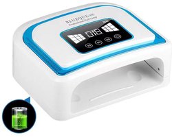 Nagellamp - Draadloze - UV LED - 120 Watts - Met 7800mAh Oplaadbare Batterij - Blauw