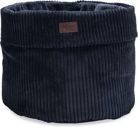 Designed by Lotte Kattenmand Ribbed Antraciet 50 x 50 x 35 cm - Kat